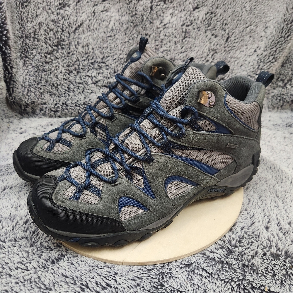 Merrell Hiking Trail Outdoor Shoes Castle Rock/Dark Denim Men's Size 11.5 - Picture 4 of 9